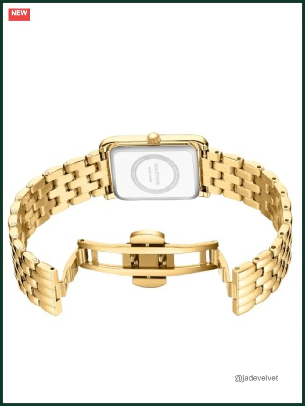 Vintage Roman Dial Gold Steel Bracelet Women's Watch Quartz Adjustable